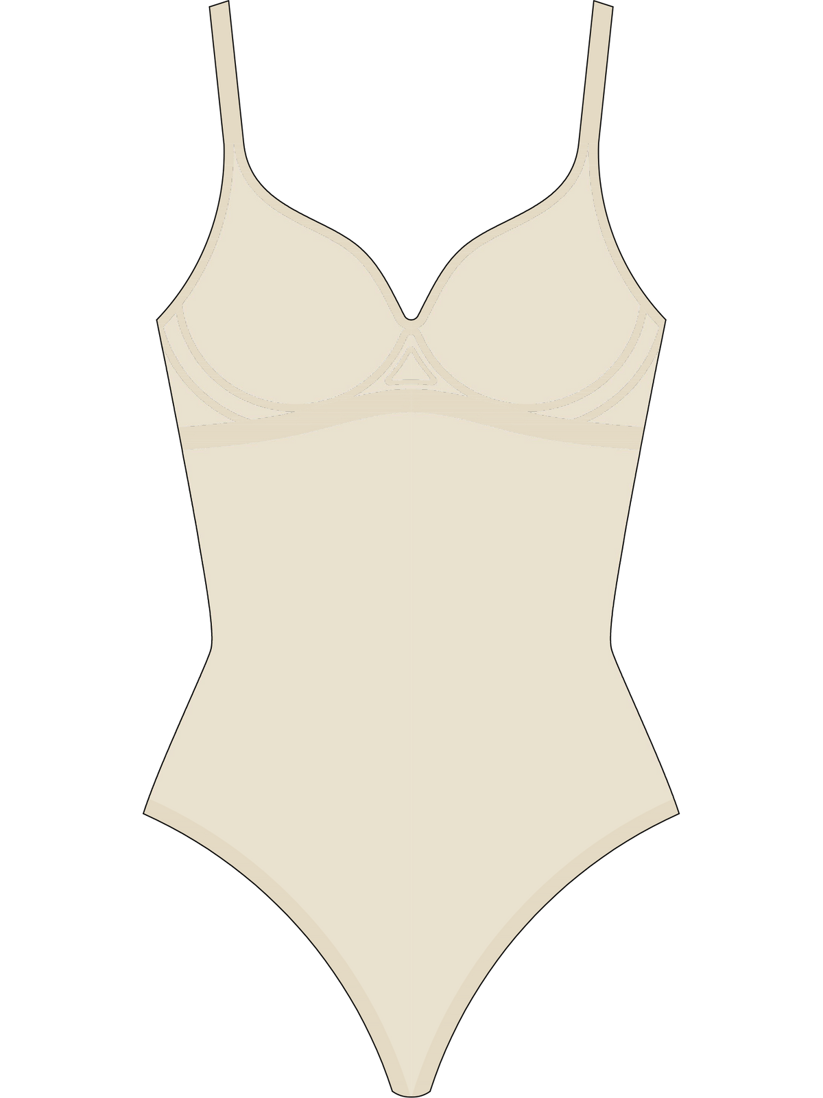BODY THONG CAMI
