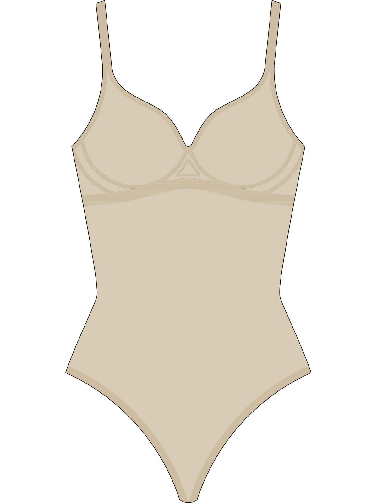 BODY THONG CAMI